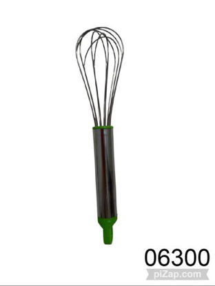 Imagen de BATIDOR DE ACERO  PARA COLGAR COLOR VERDE Y ROJO 10.25